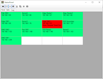 Status Panel Connected