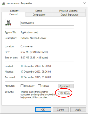 Unblock File