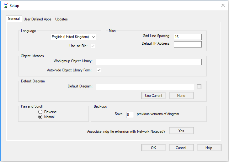 Setup Form