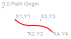 path addbezier