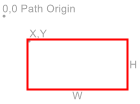 path addrectangle