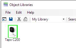 Library with scraped image