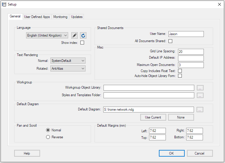 Setup Form