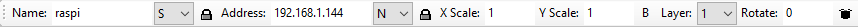 Object Properties Toolbar